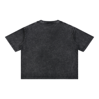 Bold Cursive iHR Mineral Wash Boxy Cotton T-Shirt
