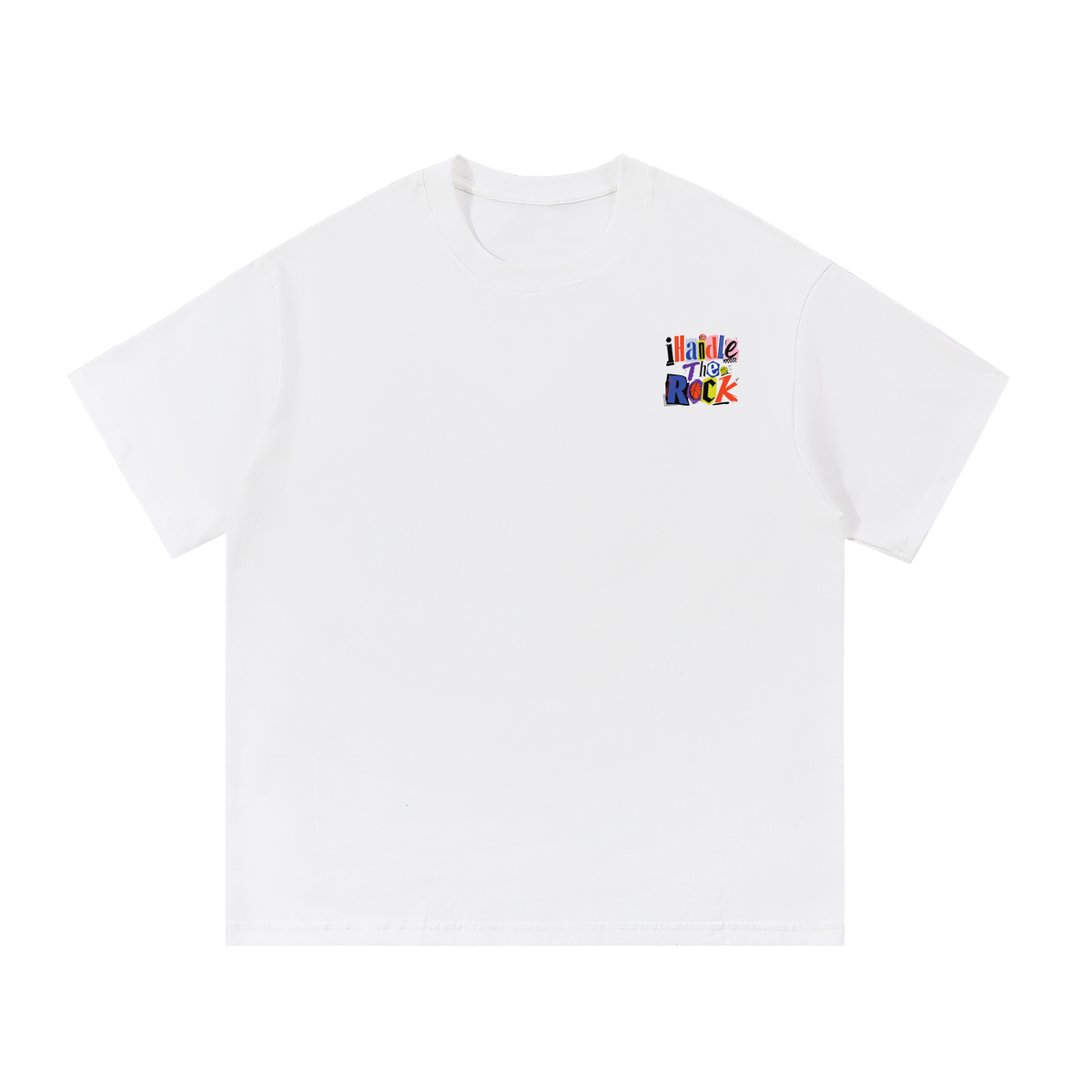 iHandle The Rock with different fonts Essential Cotton T-Shirt