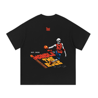 Skeleton in the Air Basketball Essential Cotton T-Shirt